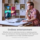 Dell 34 Plus USB-C Monitor - S3425DW, WQHD (3440x1440), 21:9 Curved, 120Hz, VA, 1ms, AMD FreeSync Premium, HDR10, Height Adjust, Built-in Speakers, 2 USB-C, 2 HDMI, 3 Year Warranty - 2