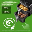 Cosori Turbo Tower Pro Freidora de Aire 10,8 Litro, Revestimiento Cerámico sin PFOA ni Teflon, Doble Resistencias 2630W con Motor DC y Dual Blaze, Air Fryer Doble Cesta Vertical, Fácil de Limpiar - 8