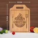 Giftasy Geburtstagsgeschenk für Männer - Graviertes Bambus Schneidebrett, Geschenke für Männer Geburtstag - 2