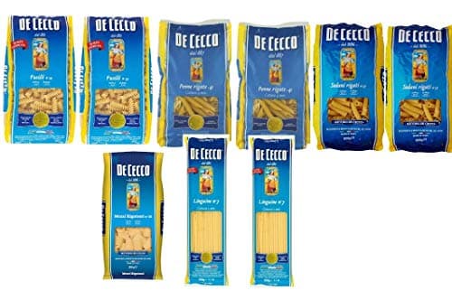 SKUURTFR DE CECCO BOX ASSORTIMENTO PASTA DI GRANO DURO 4,5KG - FUSILLI, LINGUINE, PENNE RIGATE, MEZZI RIGATONI, SEDANI RIGATI