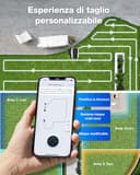 ECOVACS Goat O1200 LiDAR PRO Robot Tosaerba senza Cavo Perimetrale, 1200 m², Navigazione Dual-LiDAR a 360°, Mappatura Automatica, Evita Ostacoli IA 3D, Taglio Bordi TruEdge - 7