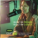 Shure SM7dB Micrófono dinámico para retransmisiones, podcasts y grabación, Amplio Rango de Frecuencias, Sonido cálido y Suave, construcción sólida, Paravientos Desmontable - Negro - 5