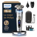 Philips i9000 Prestige Ultra, Afeitadora Eléctrica Hombre, Máquina de Afeitar Barba Seco y Húmedo, SkinIQ Pro, Base de Carga, Recargable, Estuche, Centro de limpieza, Recortador, Naricero, XP9404/38 - 1