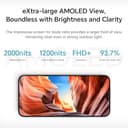 HONOR 200 Lite, Unlocked Mobile Phones, 5G Smartphone, 8GB+256GB, 6,7” Anti-Drop AMOLED Display, 108MP Triple Rear Camera, 50MP Front Camera, Dual SIM, 2 Year Manufacturer Warranty, Android 14 - 4