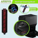 APZOVO Kit de Accesorios de Repuesto para Roborock S8 Pro Ultra, 4 Filtros, 4 Paño, 4 Bolsa de Polvo, 6 Cepillos Laterales, 2 Cepillo Principal, Recambios para Roborock S8 Pro Ultra - 7