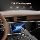 Haudio 2 DIN Autoradio mit Bildschirm, 7 Zoll Wireless CarPlay Apple Android Auto, DAB+ Radio Bluetooth Car Play Touch Display mit Navi GPS, WiFi, Rückfahrkamera, FM/AM/DSP - 5