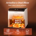 Cosori Dual Blaze Air Fryer WiFi 6,4L, Freidora de Aire sin Aceite 11 en 1, Temperatura y Tiempo Ajustables, 90+ Recetas en la App Creadas por Chef en Español, Apto para Lavavajillas, Blanca - 2