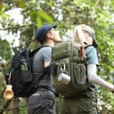 HUNTVP Militär Rucksack 25L Bundeswehr Rucksack Herren Taktischer Angelrucksack Wasserdicht Miltec MOLLE Tactical Backpack für Herren Damen Sport Radfahren Outdoor Camping, Schwarz - 6