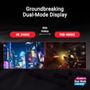 ASUS ROG Swift OLED PG32UCDP Monitor Gaming con Pannello WOLED da 32” pollici (31,5) 4K 240Hz / FHD 480Hz, Tempo di Risposta 0,03ms, G-SYNC, OLED Care, USB Type-C, VESA DisplayHDR 400 True Black, Nero - 2