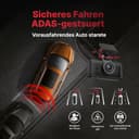 Miofive 4K Dashcam Auto GPS, WiFi Auto Kamera, Bluetooth, Dash Cam Auto 5.8GHz, 3-Zoll-IPS-Display, Nachtsicht, Loop-Aufnahme, HDR, App-gesteuert, bis 512 GB kompatibel inkl. kostenloser 32-GB-Karte - 4