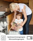 CreaDesign, Frühstücksbrettchen mit Foto selbst gestalten , Schneidebrett aus Kunststoff mit eigenem Motiv personalisieren, Antirutsch-Noppen, 20 x 25 cm - 6