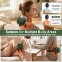 Noetopolis Neck Massager for Neck Pain, 4D Bionic Heated Massager, Cordless Massagers for Back and NEC-k with Hands, NEC-k and Shoulder Massage Siasoo, Shoulder Massager with Fingers for Muscle Relax - 4