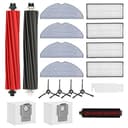 17 Stück Zubehör für Roborock S8 Pro Ultra Staubsauger -2*Hauptbürste (DuoRoller Bürste),1*Reinigungsbürste, 4*Wischtücher VibraRise 2.0,4*HEPA Filters, 4*Seitenbürsten, 2*Staubbeutel - 9