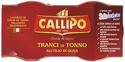 Giacinto Callipo Callipo Tonno all'Olio di Oliva, Vetro - 6 pezzi da 80 g [480 g]