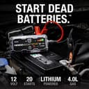 NOCO Boost GB20: 500A UltraSafe Starthilfe Powerbank – 12V Lithium-Starthilfegerät & Starterkabel – Tragbarer Booster für Benziner bis 4,0L - 2