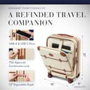 Bric's Bellagio Trolley With Organizer Cream - 3
