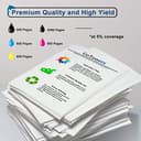 GoToners XXL Patronen Kompatibel für Canon 580 581 Druckerpatronen PGI-580 CLI-581 für Canon Pixma TR8550 TS705 TS6350 TS6350a TS705a TS6351 TS6250 TS6150 TS9550 TS6151 TS6251 TR8500 TR7550 (5er-Pack) - 5