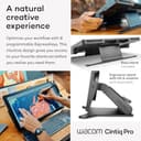 Wacom Cintiq Pro 17 Zeichentablett mit Bildschirm, 17,3 Zoll Ultra HD 4K 10-Bit 120Hz Touchscreen Display Graphic Arts Tablet mit Pro Pen 3, für Windows PC, Mac, Linux - 4