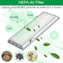 EATBALE Replacement Parts for Roborock S8/S8+/S8 Pro Ultra Robotic Vacuum Cleaners Dual Main Roller Brushes Side Brush HEPA Filter Mop Pads Attachment Accessories Kit Mopping Cloth Spare Kit - 5