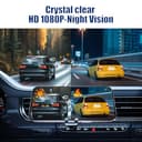 Solar Telecamera Retromarcia Wireless, WiFi Telecamera Posteriore per Auto, HD 1080P Visione Notturna, 9600 mAh Batteria Ricaricabile, Base Magnetica per Camion, Camper, Furgone, Rimorchio - 4