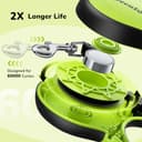 Pecute Guinzaglio Retrattile per Cani, Guinzaglio per Cane 8m con Guinzaglio Esteso Senza Grovigli a 360°, Impugnatura Antiscivolo e Pulsante di Freno Rapido,Verde - 4