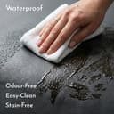 4L Textil Mario Cama Perro Ortopédica Polipiel Memory Foam Viscoelástica Impermeable Resistente Fácil de Limpiar Perros Medianos Premium 100x70 Grafito - 3