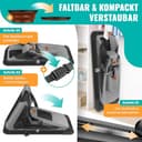 LOVPET® Trasportino per Cani Pieghevole - Box incl. Borsa per Il Trasporto e Ciotola - Per Cani e Gatti - Casetta per Il Trasporto di Animali Domestici, Grigio Chiaro, XL - 4