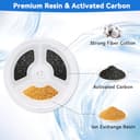 Confezione da 10 filtri di ricambio per fontanella per gatti + 10 filtri in spugna, compatibili con la fontanella per gatti wireless Petkit Eversweet Solo SE/Solo 2/3 Pro/3/2s - 3