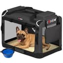 CADOCA® Trasportino Cane & Gatto XL 82x56x58cm Box Animali Domestici Media Grande Taglia Viaggio Gabbia per Trasporto Traspirante - 1