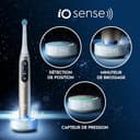 Oral-B iO Series 10 Electric Toothbrush/Electric Toothbrush, Includes 1 Brush Head, 1 iO Sense Fast Charging Station, 1 Charging Travel Case, 1 Brush Head Case, Lunar Gold - 3