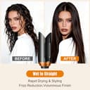 Boquilla alisadora de rizador para Dy-son Airwrap HS01 HS05 HS08, boquilla alisadora alisa y peina el cabello solo con flujo de aire (dorado) - 7