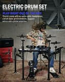 Donner DED-200 Electric Drum Set With Drum Throne/Maple Stick/Earphone/Audio Cable - 8