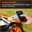 WORX WR206E Landroid Vision Robotic Lawn Mower – 600m² Patented AIA Mowing Multi-Zone, Auto Charging, 20V PowerShare Battery, Rain Sensor, Cut-to-Edge Technology, App-Controlled, Accessories Included - 6