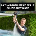 VONROC Idropulitrice ad alta pressione 1800W - 140 bar - 420 l/h - Include Tubo da 8 m, serbatoio detergente integrato, lava patio, ugelli e accessori - 6