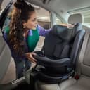 Bebeconfort RevolveFix Plus 360 i-Size, 360 Swivel Car Seat, 0-12 Years, 40-150 cm, ISOFIX Car Seat, Support Leg Installation, 360 Rotation, 8 Recline Positions, 12 Headrest Positions, Full Black - 9