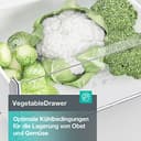 Gorenje NRK 418 ECS4 Kühl-Gefrierkombination/ NoFrostPlus/ MultiFlow 360°/ CrispZone/ 182,4 cm/ Kühlteil 171 l/ Gefrierteil 85 l/ 41 dB/ 226 kWh/ Jahr/ Edelstahl-Look - 8