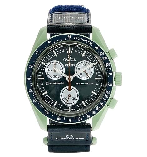 Orologio da Polso Moonswatch Omega x Swatch Mission to Earth in Bioceramica