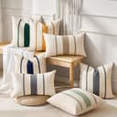 Aisybaklyn Algodón Lino Fundas de Cojines 30x50 cm 2 Piezas Boho Chic Decoracion Marrón Funda Cojin Sofa Textura Tejida Decoracion Hogar Moderno para Sofá Cama Silla Habitacion Oficina Salón - 6