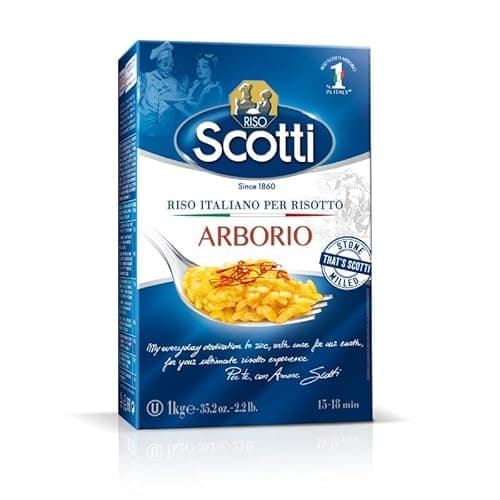 Riso Scotti Arborio Risotto Reis (10x 1kg) – 100% italienischer Reis, perfekt für Risotto