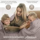 yanopurna Coperta in Cashmere - Coperta per divano intrecciata a Mano in 100% Lana di Cashmere - 135 x 270 cm Coperta morbida e accogliente per divano e sedia - Prodotta in Nepal (Gris Marrón) - 5