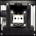 Einhell Aspirador 550 W, Enchufe Automático 2500 W, Manguera de aspiración de 250 cm y diámetro 100 mm, 2 adaptadores de aspiración 36 mm, Liberación Rápida para Bolsa de 65 L, Color Rojo/Negro - 8