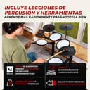 Alesis Turbo Max Set de Batería Eléctronica con Parches de Malla Silenciosos de 8 Pulgadas, Lecciones de Percusión, Bluetooth y Accesorios - 4