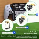 RongZy Joystick sinistra/destra per PS5 Portal Hall Effect Joystick di ricambio per PlayStation Portal Console Analogico Thumb Stick Console con strumenti di riparazione (con viti) - 5