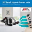 Bosch BCS8224GB Unlimited 8 ProHome Cordless Stick Vacuum Cleaner, With Quick Charger, Suitable for All Floor Types, 2 Interchangeable Bosch 18V Batteries, 60 Minutes Run Time, White - 12