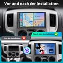 DAB+ Autoradio Android Doppel Din Radio mit Wireless Carplay Wireless Android Auto mit Bildschirm, 8 Core 4G+64G 7 Zoll Car Play Auto Radio 2Din Touch Display mit Navi, Bluetooth, GPS, WiFi, AM/FM/RDS - 8