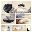 DREAME L40 Ultra A Robot Aspirapolvere e Lavapavimenti con Svuotamento Automatico della Polvere e Doppio Sistema Antigroviglio, Aspirazione da 24.000 Pa, Sollevamento dei Panni di Lavaggio da 10,5 mm - 11