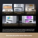 DREAME Aqua10 Ultra Track Complete Robot Aspirapolvere, Lavaggio 45 °C, Supera Ostacoli di 6 cm, Auto-pulizia Mocio, Aspirazione da 19.500 Pa, 0 Grovigli, Evita Oltre 240 Oggetti, Controllo Vocale - 9