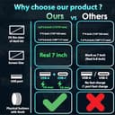 Alondy Autoradio Bluetooth 2Din mit Bildschirm(7"), Kompatibel mit [Wireless] Apple CarPlay/Android Auto Typ-C USB 3A Schnellladung Rückfahrkamera AM/FM/RDS Radio DSP - 2