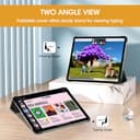 ProCase Hülle für iPad Pro 13 Zoll M5/M4 (2025/2024), Dreifache Schutzhülle Case für 13" iPad Pro M5 2025/ M4 2024, Dünn Leicht Smart Cover mit Translucent Frosted Rückhülle -Schwarz - 5