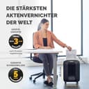 Fellowes Aktenvernichter 12 Blatt (P4), Papierschredder mit Cross-Cut für Homeoffice und Büro, LX85, Schredder mit 19L Papierkorb und Safesense, Aktenvernichter, automatischer Rücklauf - 7